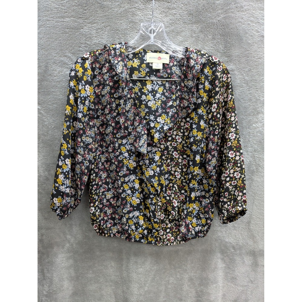 Fairycore Blouse Women's Medium Dainty Floral‎ Cottagecore